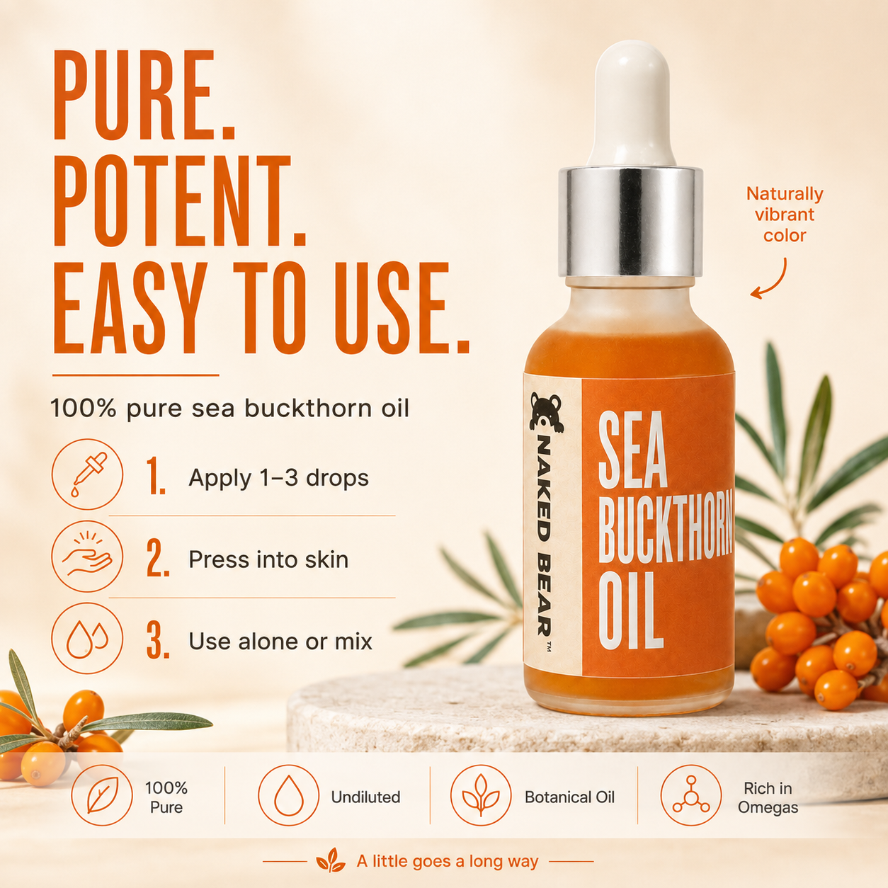 Naked Bear Sea Buckthorn Oil