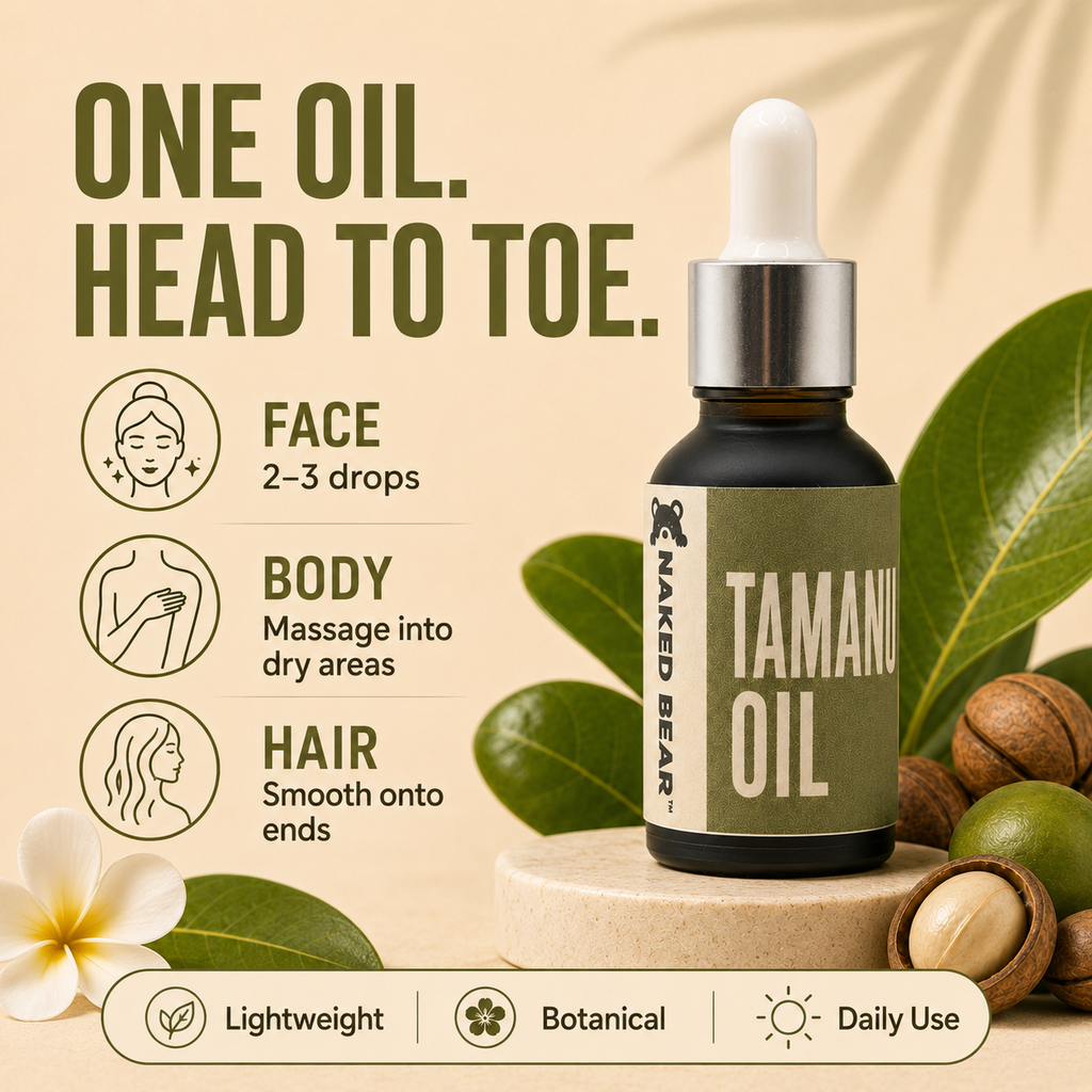 Naked Bear Tamanu Oil