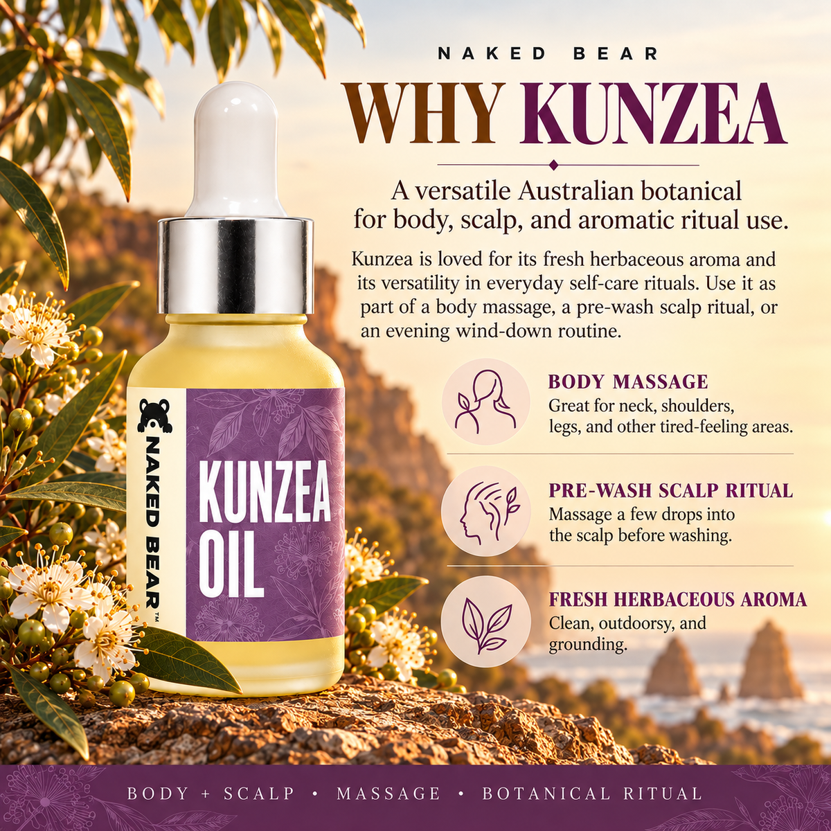 Naked Bear Kunzea Oil