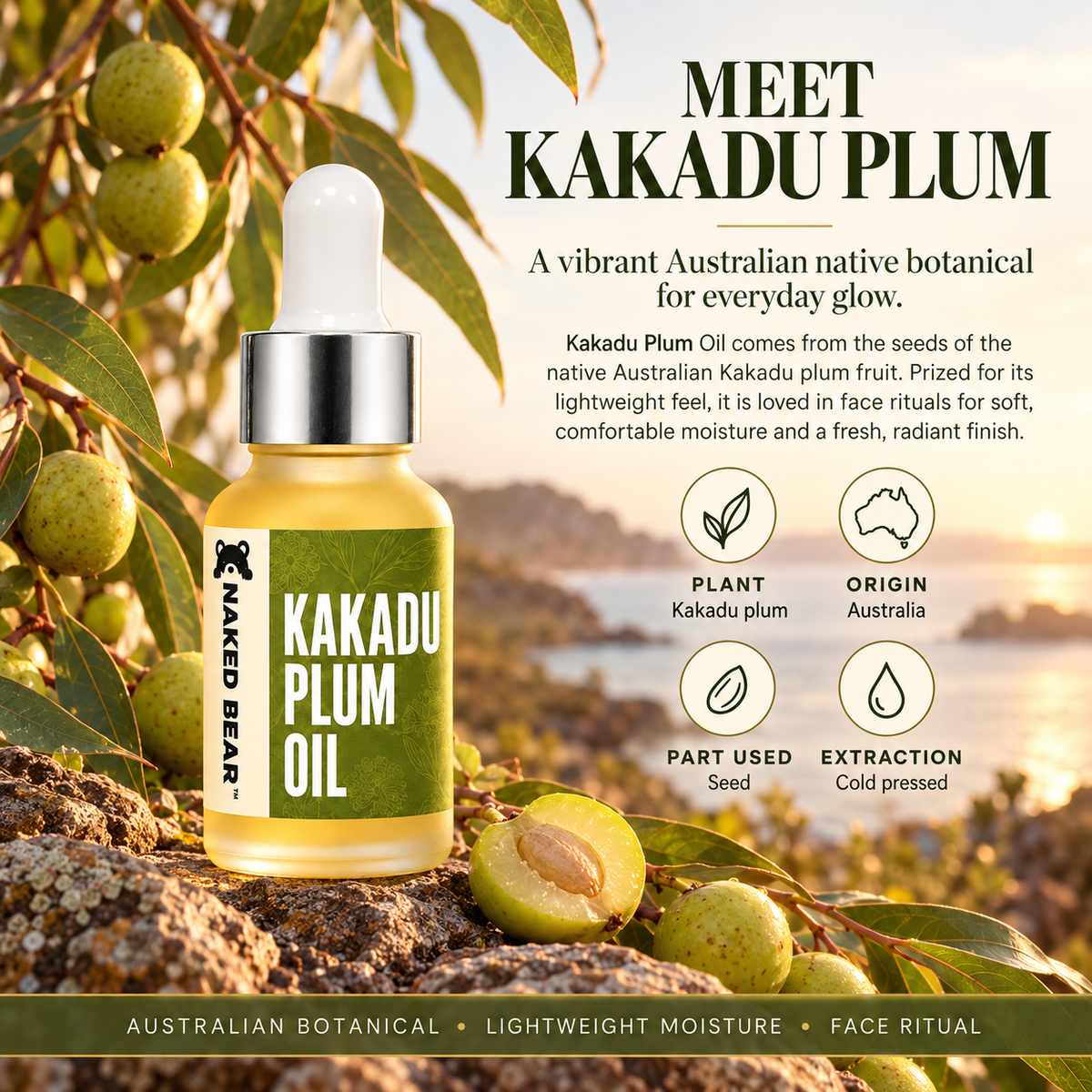 Naked Bear Kakadu Plum Seed Oil