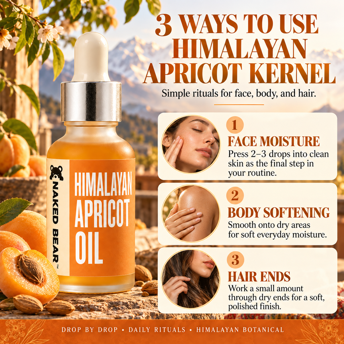 Naked Bear Himalayan Apricot Kernel Oil