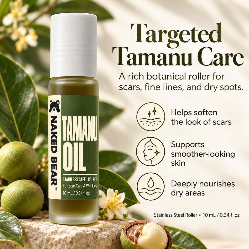 Naked Bear Tamanu Oil Roll-On