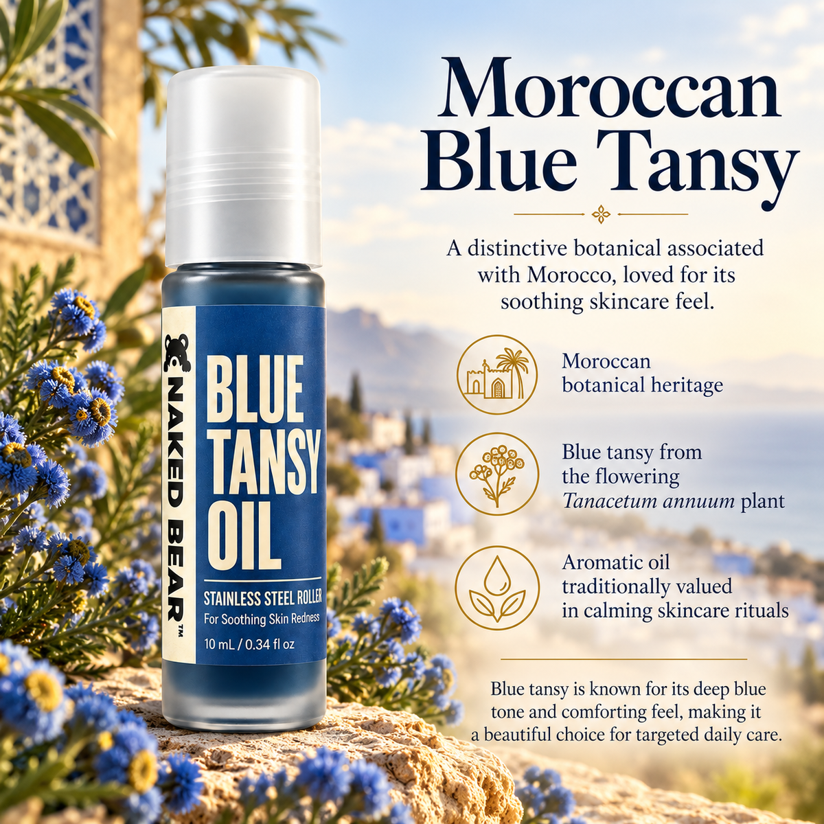 Naked Bear Blue Tansy Oil Roll-On