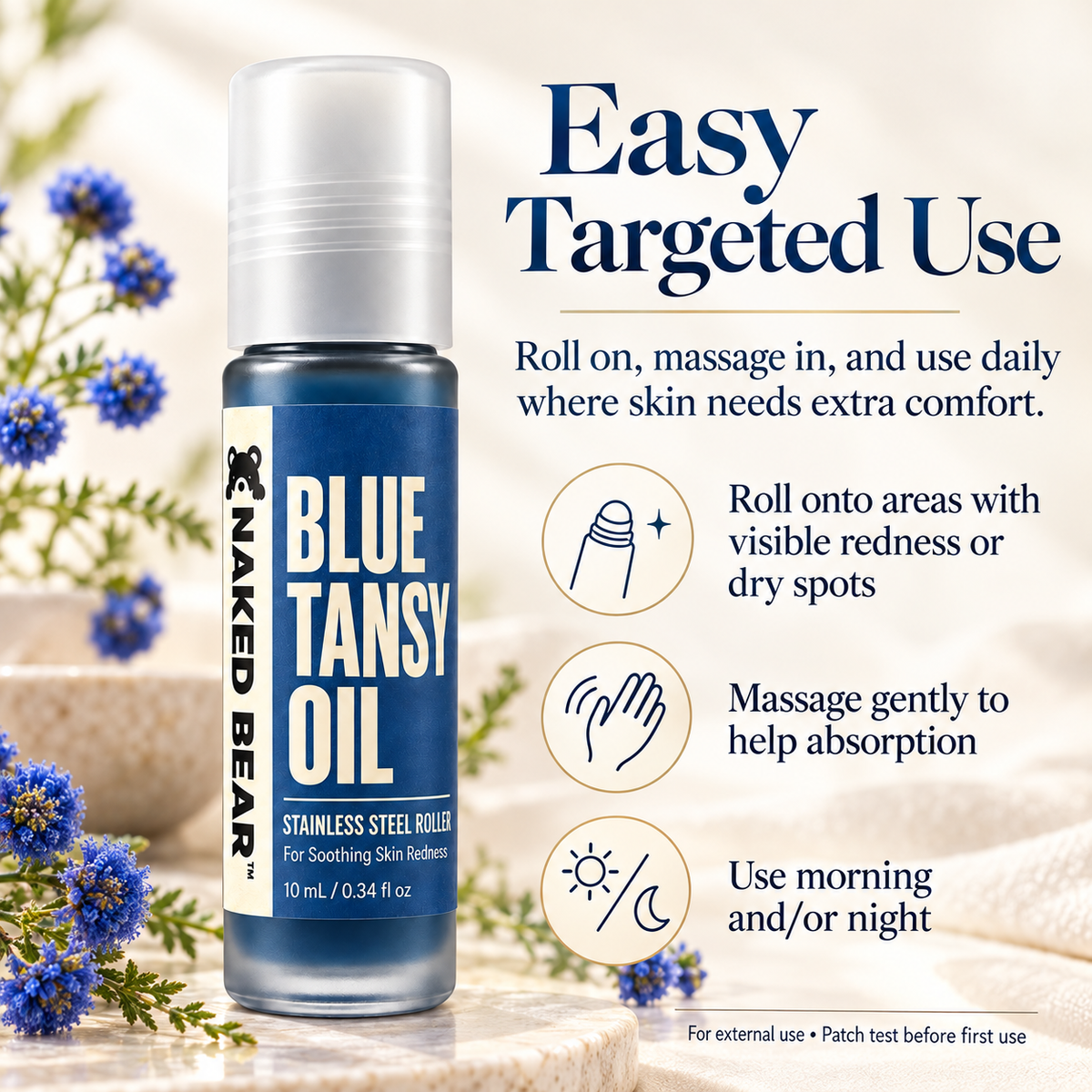 Naked Bear Blue Tansy Oil Roll-On