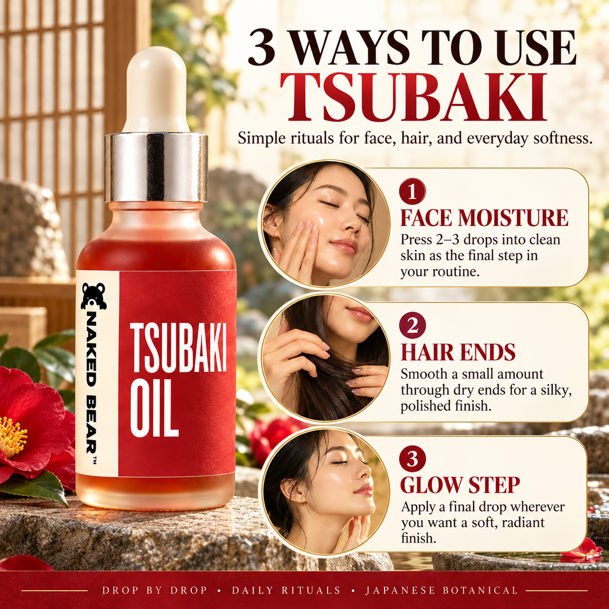 Naked Bear Tsubaki Oil